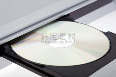 dvd机,disk,水平画幅,银色,无人,特写,蓝光光盘,影棚拍摄,现代,开着的