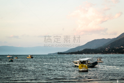 山,伊拉贝拉,船,岛,自然美,圣保罗,南美,水,天空,美