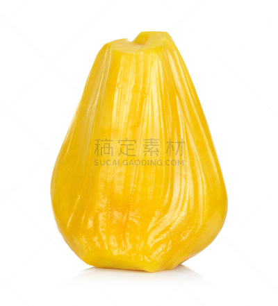 菠萝蜜,熟的,分离着色,白色背景,垂直画幅,巨大的,夏天,越南,清新,农业