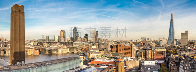 全景,城市天际线,伦敦城,现代艺术馆,第42号塔,碎片大厦,南华克地区　,伦敦,画廊
