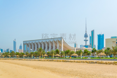 国内著名景点,科威特,建筑外部,城市天际线,旅行者,地形,户外,宏伟,职权,传统