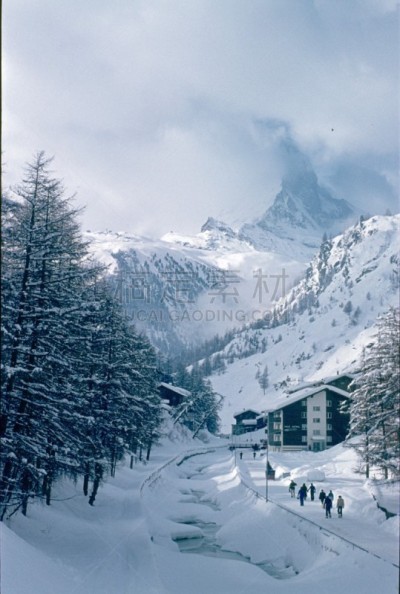 策尔马特,瑞士,1976,越野滑雪,马特洪峰,档案,冬季运动会,滑雪雪橇,滑雪运动,1970年-1979年