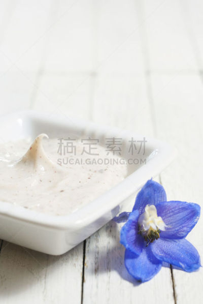 面霜,蓝色,垂直画幅,留白,无人,spa美容,古老的,奶油,抗痘护理露,乡村风格