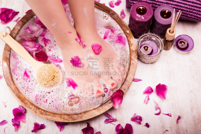 Fußmassage in einem Spa Salon