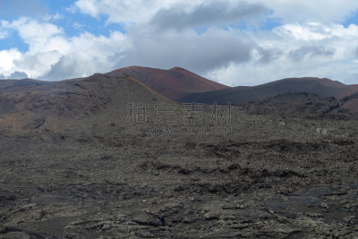 岩石,加那利群岛,兰萨罗特岛,火山地形,西班牙,野生动物,环境,云,无人迹,天气