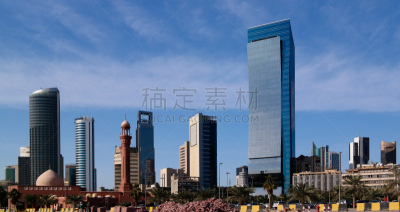 天空,都市风景,科威特,在下面,科威特市,美,未来,水平画幅,无人,户外