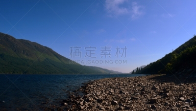 尼斯湖,宁静,水平画幅,地形,无人,早晨,苏格兰,夏天,户外,自然美
