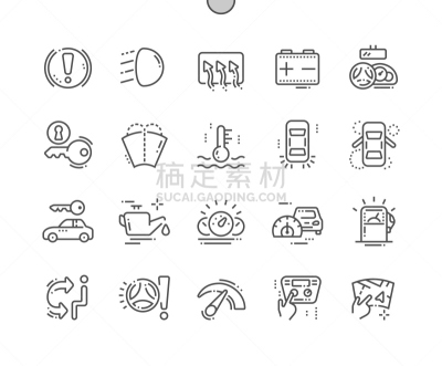 仪表板,矢量,细的,成一排,汽车,极简构图,计算机图标,井,数码图形,蜘蛛网