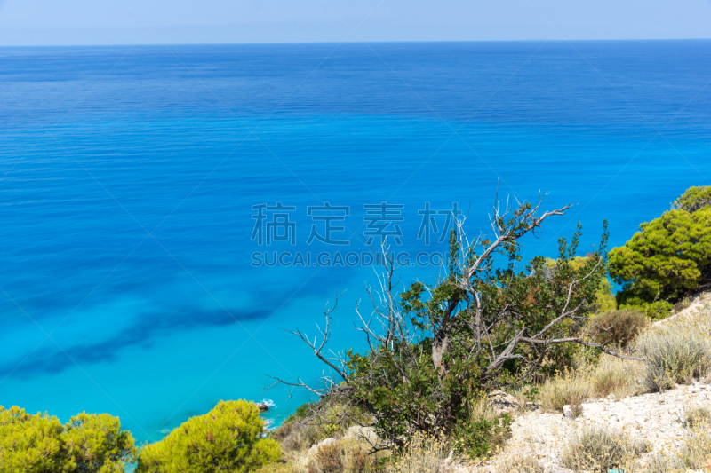 水,希腊,海滩,地形,蓝色,莱夫卡斯,非凡的,莱弗卡扎市,爱奥尼亚海,天空