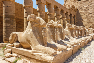 卡尔纳克神殿,过去,埃及,冥神奥赛里斯,巨像,rameses ii,埃及卢克索,象形文字,法老,古代文明