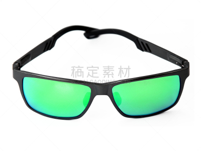 太阳镜,季节,白色背景,夏天,个人随身用品,水平画幅,无人,蓝色,符号,时尚