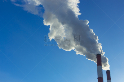 天空,管道,植物,特写,有毒物质,背景,平流层,风,能源,早晨
