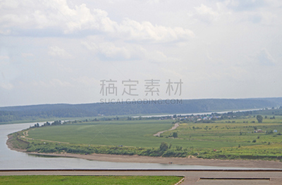 河流,城市,汤姆,水,天空,公园,水平画幅,河堤,夏天,户外