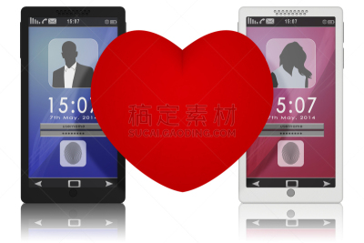 绘画插图,三维图形,触摸屏,背景分离,平板电脑,浪漫,技术,异性恋,现代,计算机软件