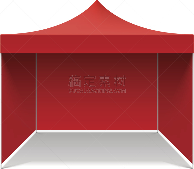 帐篷,红色,大帐篷,凉棚,遮阳篷,休闲活动,建筑,无人,绘画插图,夏天
