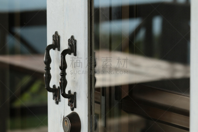 古董,铁,门把手,褐色,门口,水平画幅,形状,无人,传统,古老的