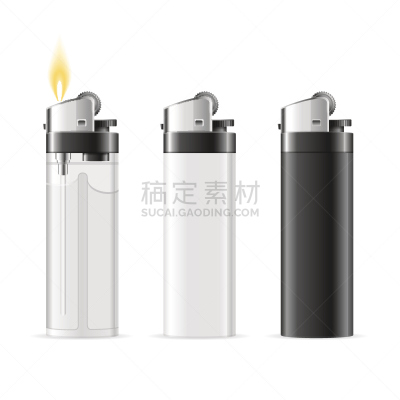 打火机,面无表情,模板,矢量,轻蔑的,雪茄,汽油,口袋,写实,布置