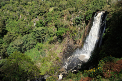肯尼亚,圣伯纳犬,ewaso nyiro river,阿布岱尔,波比·汤姆森,纳罗克,自然,悬崖,水平画幅,瀑布