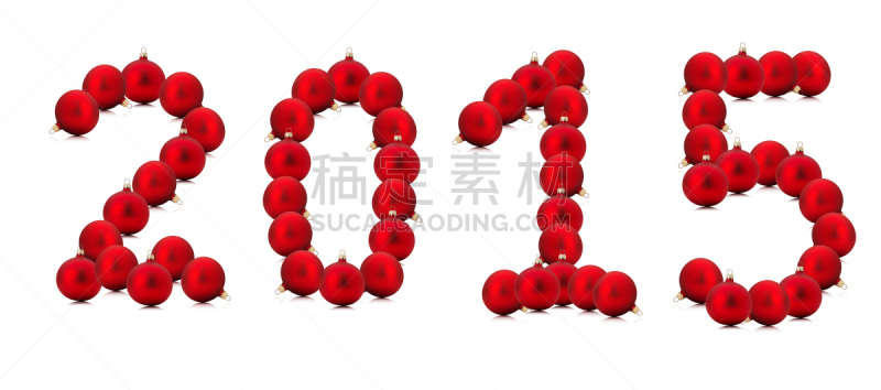 白色背景,分离着色,新年前夕,水平画幅,无人,全景,抽象,幽默,红色