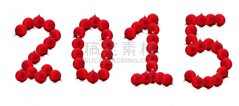 白色背景,分离着色,新年前夕,水平画幅,无人,全景,抽象,幽默,红色