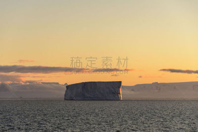 平顶冰山,水,美,气候,水平画幅,雪,偏远的,北美,全球通讯,地球形