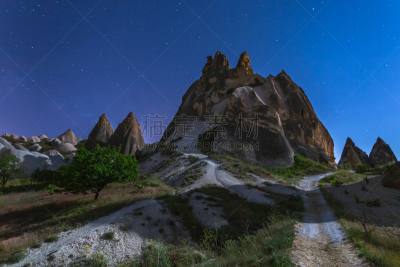 卡帕多奇亚,土耳其,星星,乌奇夏,戈雷梅,内夫谢希尔,天空,美,风,水平画幅