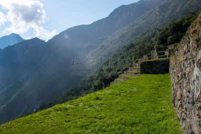 印加人文明,马丘比丘,灵性,水平画幅,无人,温泉镇,户外,梯田,拉丁美洲,国际著名景点