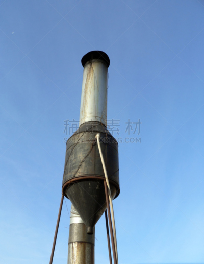 烟囱,矿井,漏斗,垂直画幅,天空,洞,无人,蓝色,面包店,烟