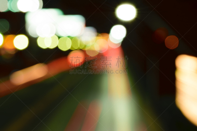 夜晚,抽象,背景,路,背景虚化,长时间曝光,迅速,水平画幅,建筑,无人