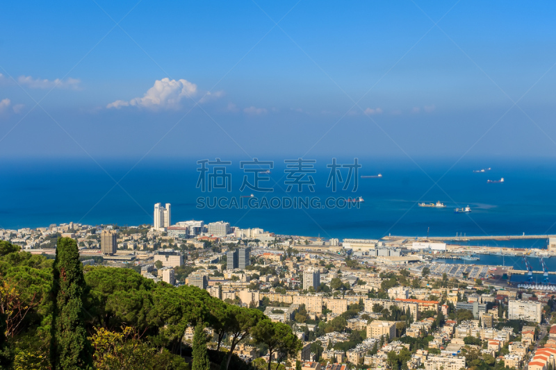 Port of Haifa, Israel.