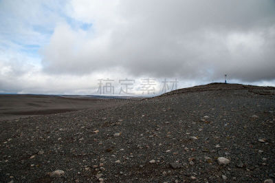 岛,史普兰奇山德,高地,转动的风车,灰色