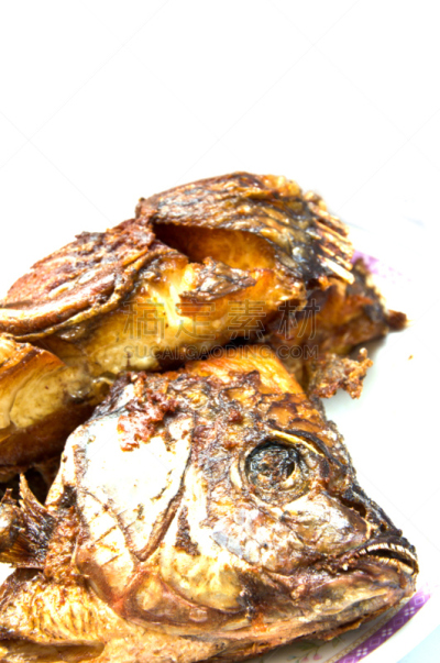 罗非鱼,餐具,垂直画幅,垃圾,格子烤肉,褐色,膳食,海产,图像,特写