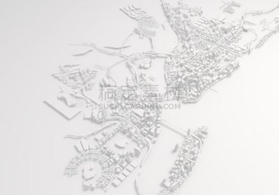 绘画插图,建筑外部,城市,三维图形,天空,新的,艺术,水平画幅,城市扩张,户外