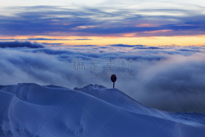 山,思诺山,粉末状雪,天空,水平画幅,雪,无人,滑雪坡,户外,云景