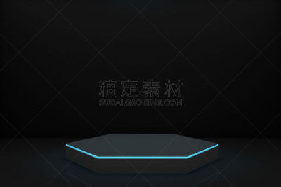 黑色背景,底座,陈列室,空的,概念,指挥台,商品,商店,家具,光