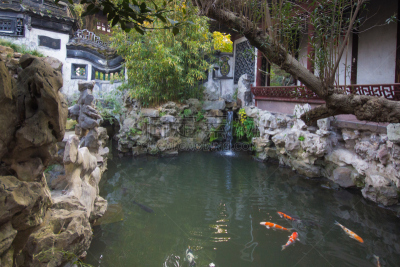 豫园,上海,中国,浦东,苏州,明朝风格,广州,广东省,旅游目的地,水平画幅