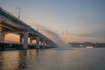 夜晚,琴码,水平画幅,时尚,旅行者,城市,韩国,江南区,亚洲,著名景点