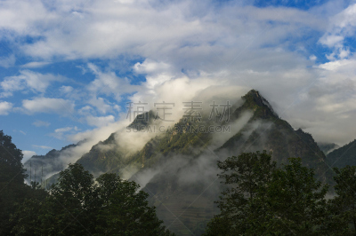 山,雅鲁藏布河,雅鲁藏布江,高原,美,水平画幅,雪,无人,户外