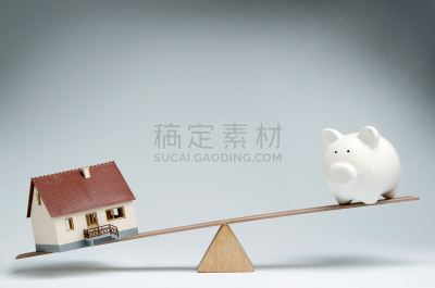 住房,小猪扑满,水平画幅,无人,跷跷板,房地产,房屋,居住区,给予,摄影
