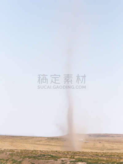 田地,灰尘,龙卷风,哈萨克斯坦,草地保龄球,暗色,垂直画幅,图像,最大