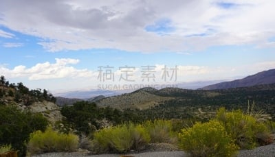 山脉,云,圣伯那丁诺,自然,水平画幅,地形,无人,路,公路,户外