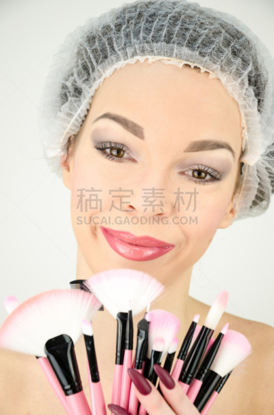 彩妆,人的脸部,自然美,女孩,垂直画幅,计算机软件,化妆用品,青年人,白色,魅力