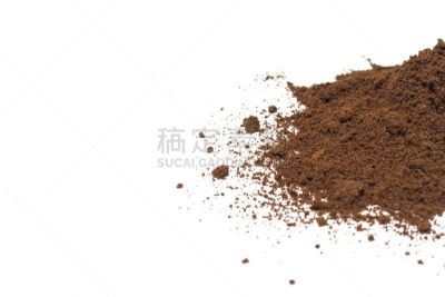 咖啡,古老的,陆地,白色背景,饮料,暗色,背景分离,泰国,成分