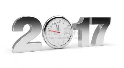2017年,新年前夕,分针,新的,水平画幅,形状,无人,历日,符号