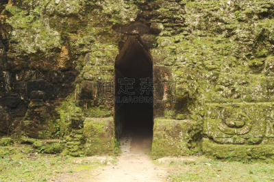 玛雅文明,迪卡尔,自然,灵性,水平画幅,建筑,全景,广场,热带雨林,户外