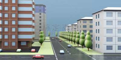 三维图形,市区路,水平画幅,形状,绘画插图,都市风景,模板,沥青,商业金融和工业,工程师