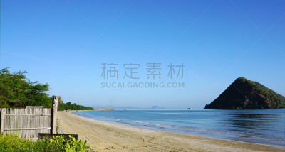 天空,蓝色,泰国,自然美,海滩,自然,巴蜀,水平画幅,沙子,无人