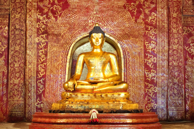 佛,帕辛寺,寺庙殿堂,拉那风景饭店,美术绘画,艺术,水平画幅