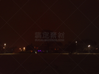 夜晚,十二月,2017年,扫雪车,寒冷,水平画幅,雪,无人,路,城市天际线