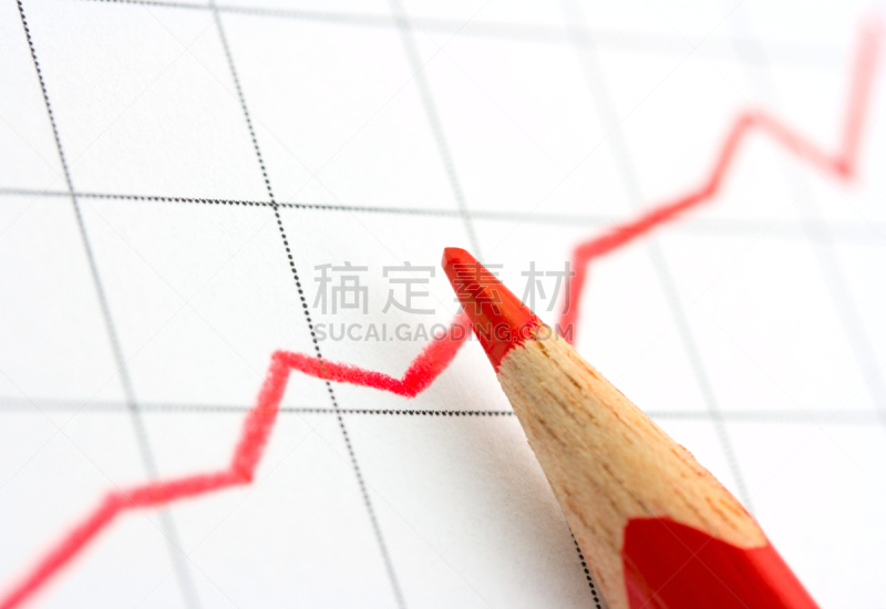 特写,铅笔,图表,红色,绘画插图,水平画幅,无人,图像,文档,想法